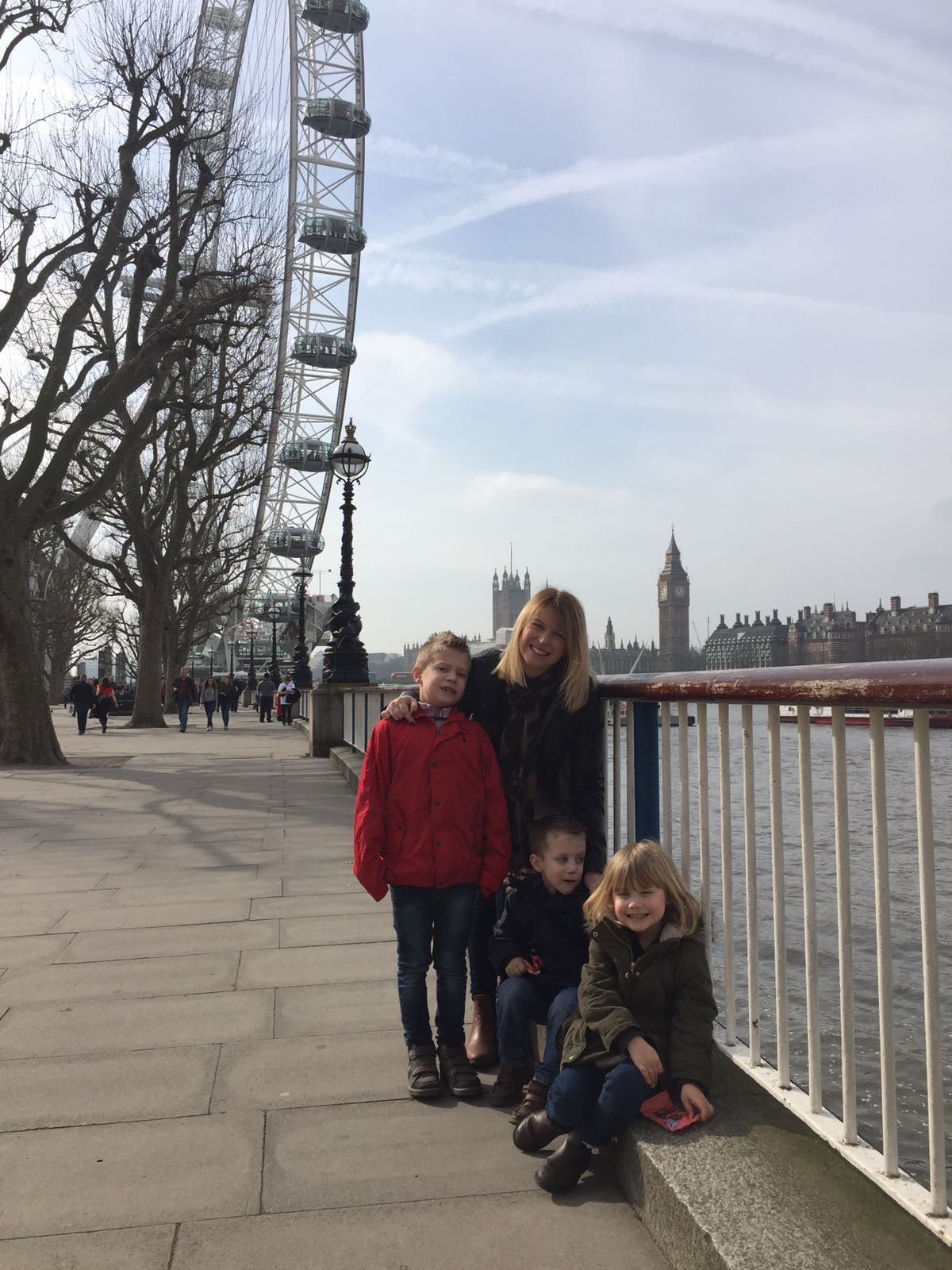 A family day in London